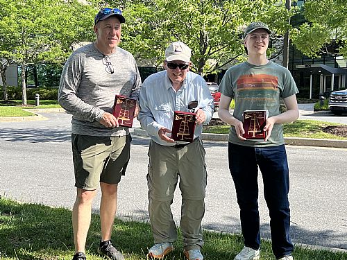 Mike Rickels 3rd, Tom Walsh 2nd, Devin Rickels 1st